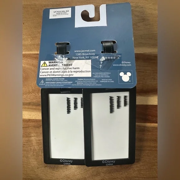 Disney Stitch and Angel Pink Glitter Luggage Tags - Picture 4 of 7